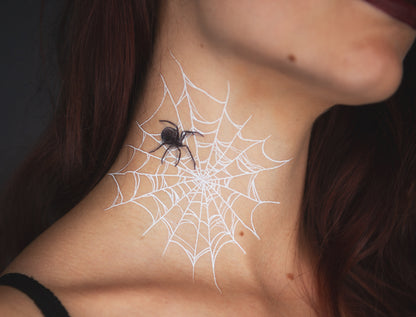 2 x Pretty Little Killers Temporary Tattoo Halloween Costume for Men and Women, Adult, Face Sticker
