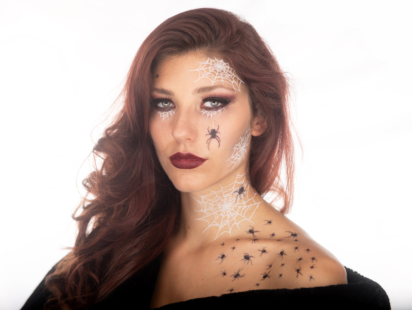 2 x Pretty Little Killers Temporary Tattoo Halloween Costume for Men and Women, Adult, Face Sticker